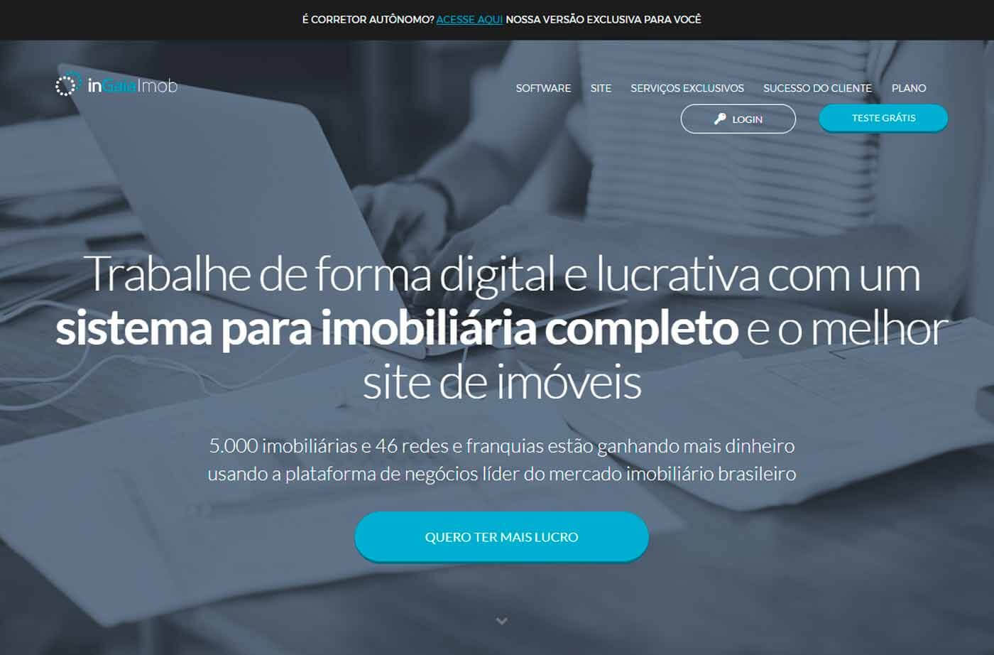 Sistema de sites que aceita Tour Virtual 360 graus