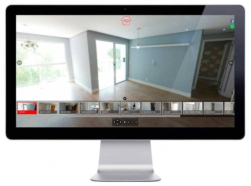 Exemplo de Tour virtual da Plataforma de criação de Tours Virtuais da IMOVEL VIRTUAL 360